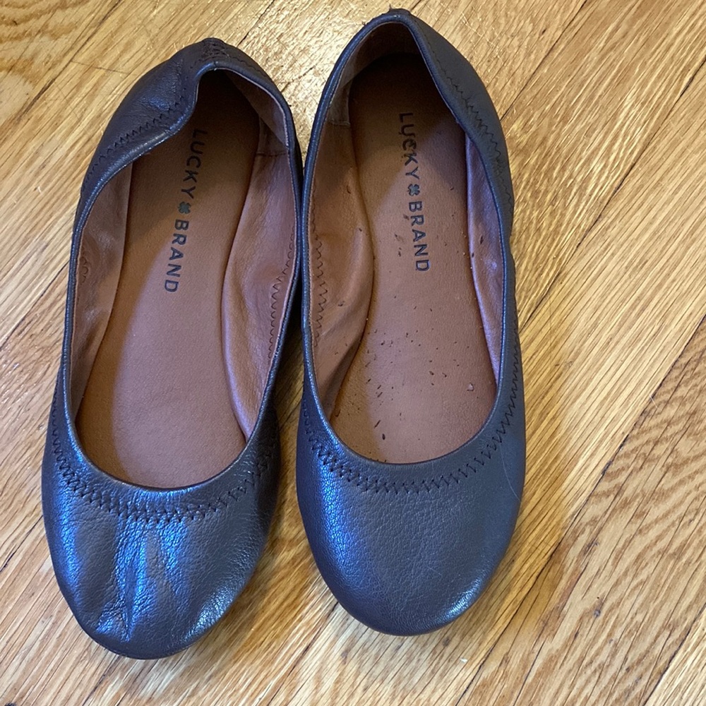 Lucky Brand chocolate brown flats